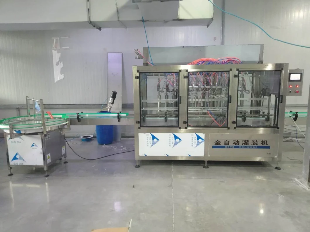 Fully Automatic Linear Piston Filling Machine for Viscous Liquid