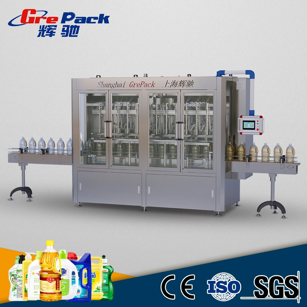 High Quality Easy Operation Linear Gravity Type Computer Control Chemical Dettol Disinfectant Liquid Filling Machine