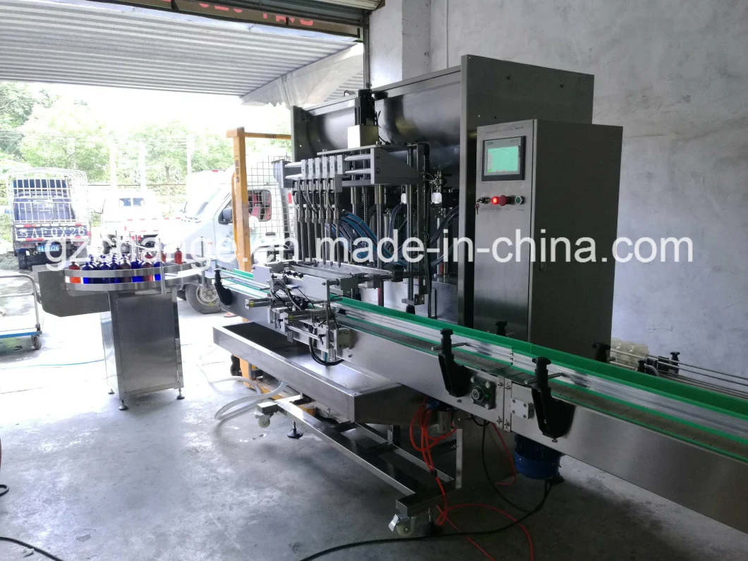 Top Grade GMP Stainless Steel Auto Piston Pump Liquid Paste Filling Machine