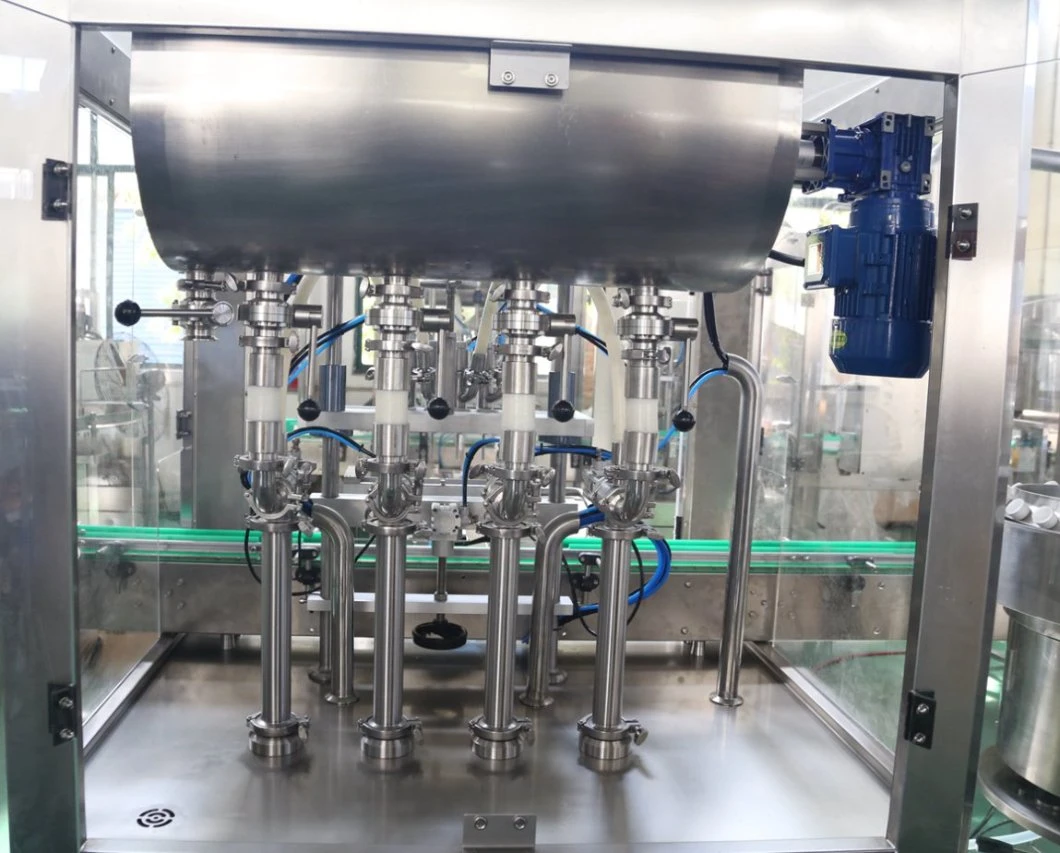 Automatic 4/6/8 Heads Piston Pump Filling Machine for Food/Cosmetic/Beverage /Oil/Cream / Soap Liquid Paste Product Packing Machinery Machine Bottling Line