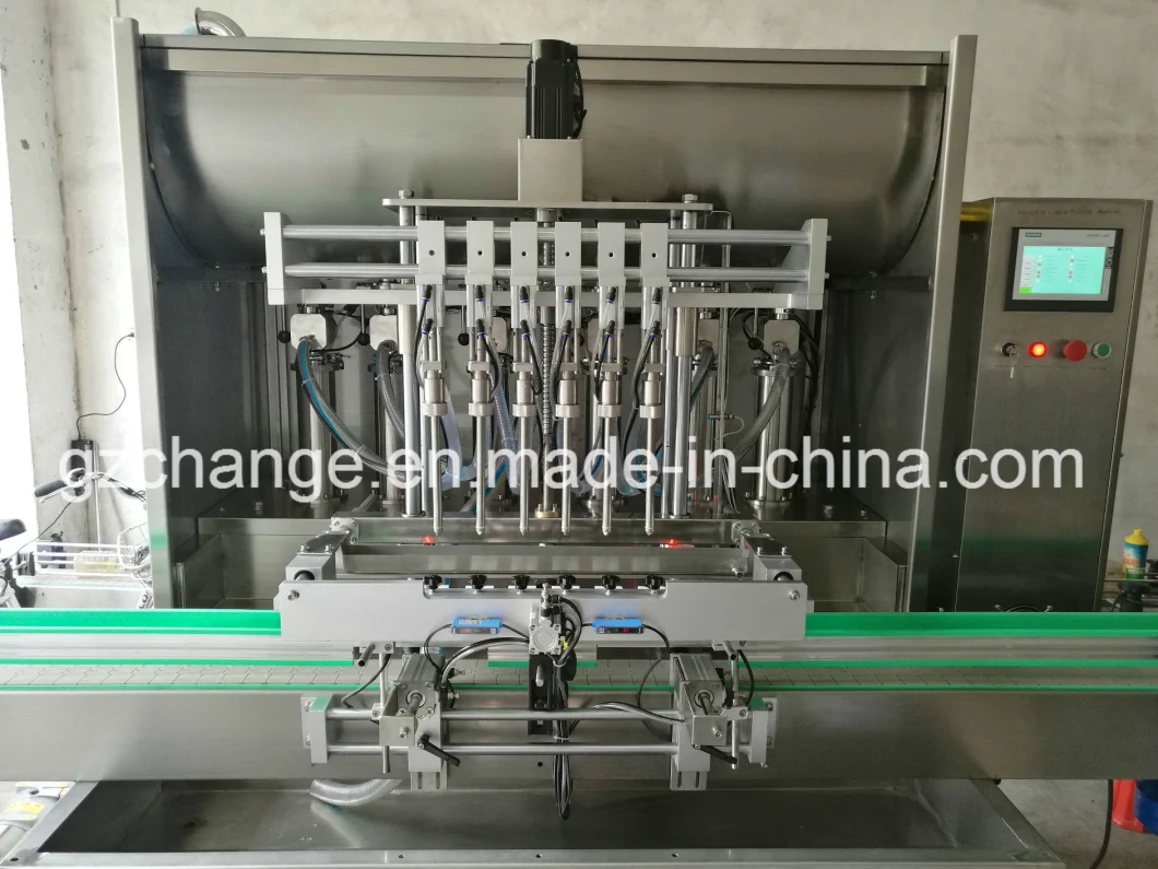 Top Grade GMP Stainless Steel Auto Piston Pump Liquid Paste Filling Machine