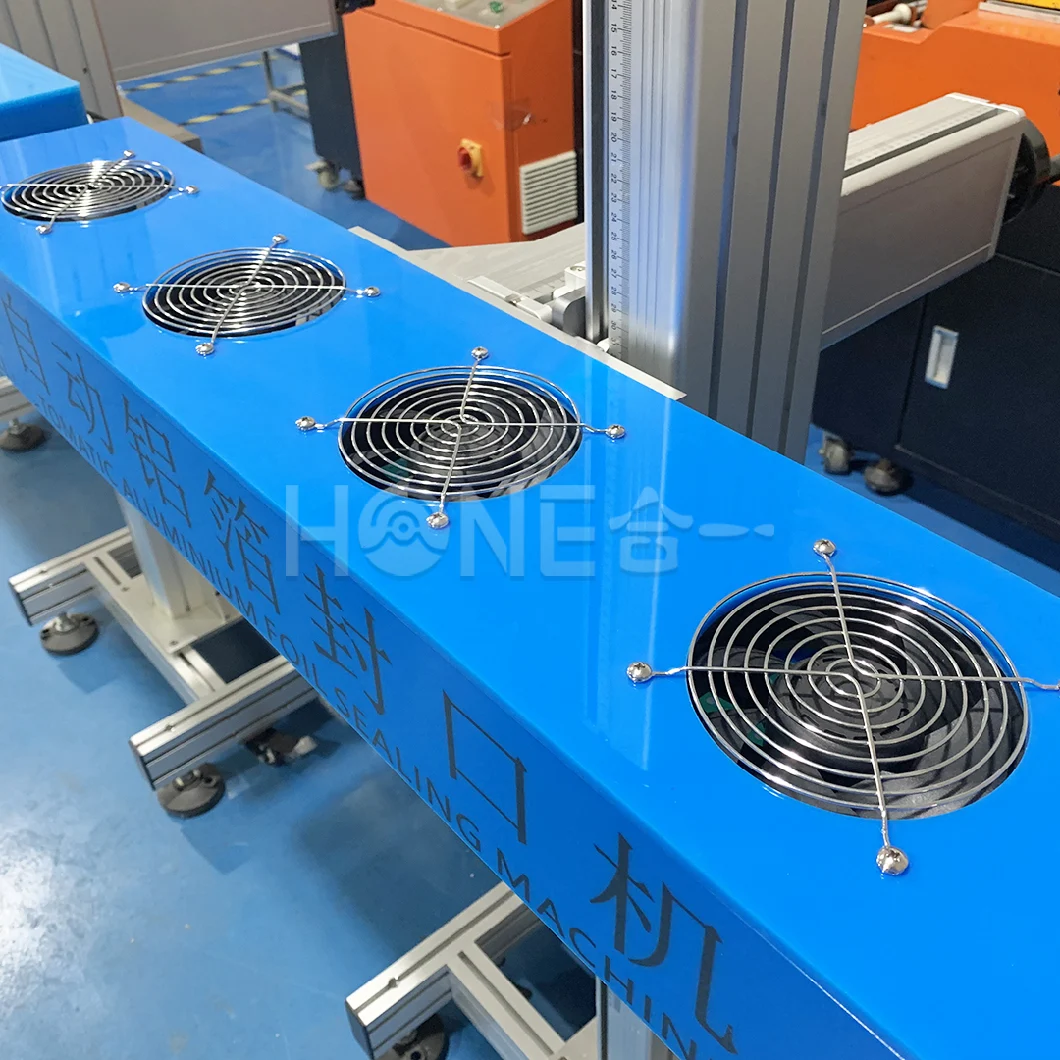 Hone Automatic Vertical Electromagnetic Induction Aluminum Foil Plastic Bottle Sealing Machine